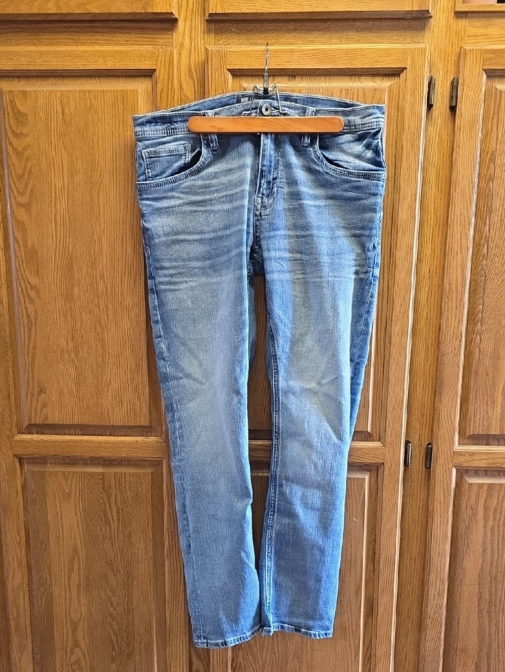BKE Jake Straight Jeans - Medium Blue Wash 36x32